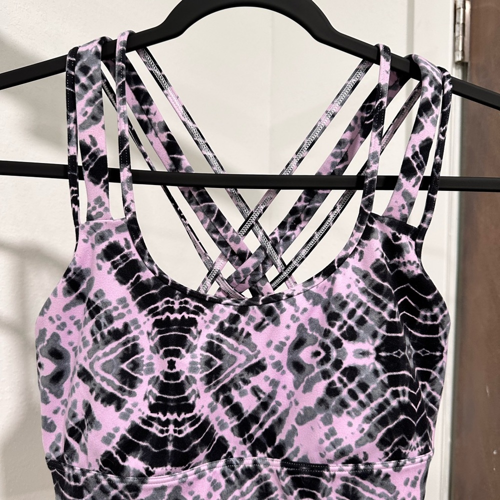 Victoria's Secret Pink and Black Sports Bra Intimates